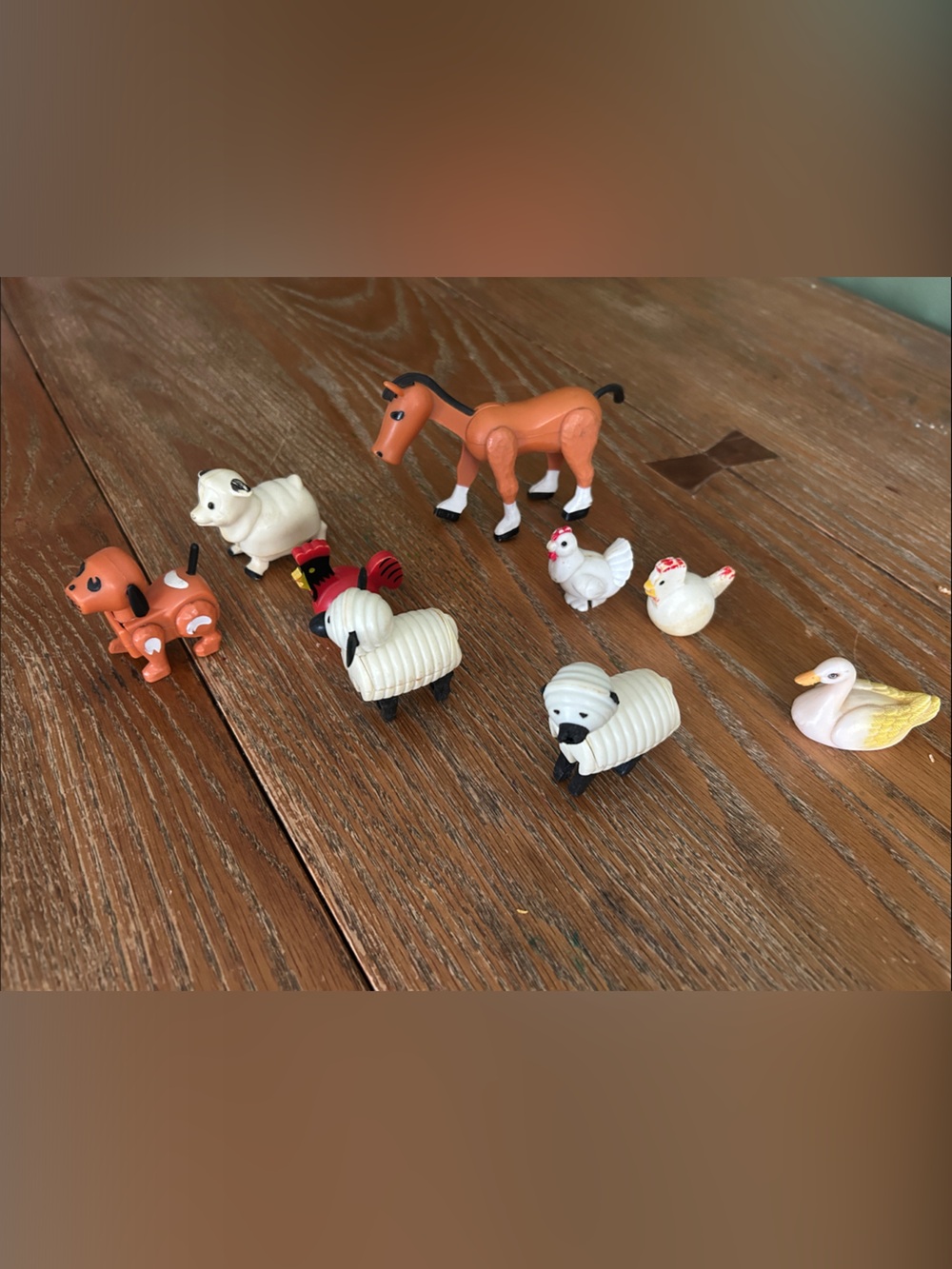 Vintage Fischer Price Little People Farm Animal Set From Play Family Farm